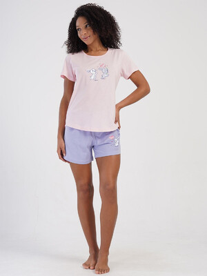 Купить Хлопковый комплект из футболки и шорт VIENETTA 4084090000 в Украина в Lingerie.ua - Одяг для дому та відпочинку, Фото 4