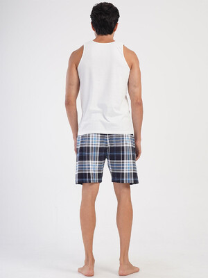 Купить Хлопковые шорты в клетку с карманами VIENETTA MAN 4040951223 в Украина в Lingerie.ua - Одяг для дому та відпочинку, Фото 7