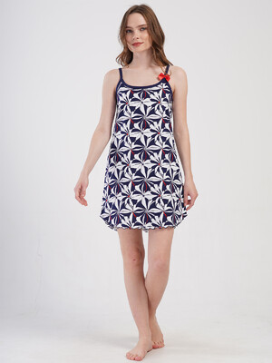 Купить Хлопковая домашняя туника на тонких бретельках VIENETTA 4083301158 в Украина