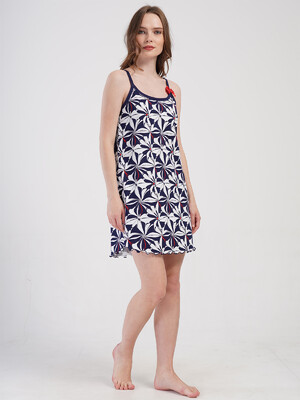 Купить Хлопковая домашняя туника на тонких бретельках VIENETTA 4083301158 в Украина в Lingerie.ua - Одяг для дому та відпочинку, Фото 6