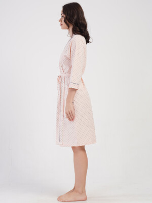 Купить Хлопковый халат женский на запах VIENETTA 4084511248 в Украина в Lingerie.ua - Одяг для дому та відпочинку, Фото 13