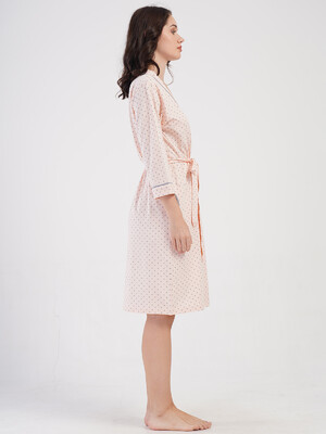 Купить Хлопковый халат женский на запах VIENETTA 4084511248 в Украина в Lingerie.ua - Одяг для дому та відпочинку, Фото 9