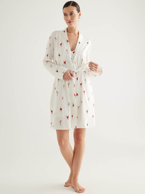 Купить Хлопковый женский халат кимоно с длинным рукавом HAYS 50245 в Украина в Lingerie.ua - Одяг для дому та відпочинку, Фото 6