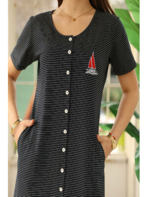 Купить Летнее платье на пуговицах с карманами JEN 05115 в Украина в Lingerie.ua - Одяг для дому та відпочинку, Фото 2