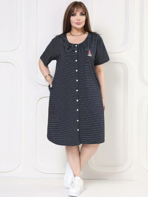 Купить Летнее платье большого размера на пуговицах JEN 05116 в Украина в Lingerie.ua - Одяг для дому та відпочинку, Фото 2