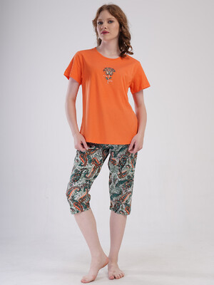 Хлопковый летний комплект женский большого размера VIENETTA 4092150250