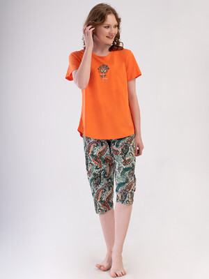 Купить Хлопковый летний комплект женский большого размера VIENETTA 4092150250 в Украина в Lingerie.ua - Одяг для дому та відпочинку, Фото 13