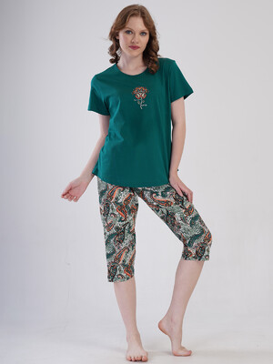 Купить Хлопковый летний комплект женский большого размера VIENETTA 4092150250 в Украина в Lingerie.ua - Одяг для дому та відпочинку, Фото 12