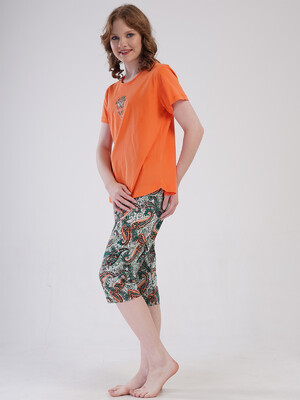 Купить Хлопковый летний комплект женский большого размера VIENETTA 4092150250 в Украина в Lingerie.ua - Одяг для дому та відпочинку, Фото 6