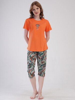 Купить Хлопковый летний комплект женский большого размера VIENETTA 4092150250 в Украина в Lingerie.ua - Одяг для дому та відпочинку, Фото 16