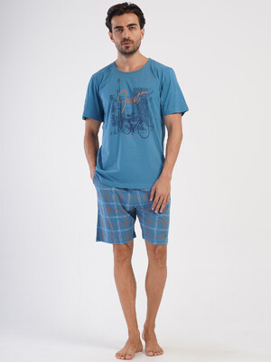 Купить Хлопковый летний комплект с шортами VIENETTA MAN 4051400256 в Украина в Lingerie.ua - Одяг для дому та відпочинку, Видео