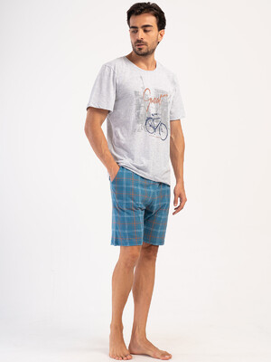 Купить Хлопковый летний комплект с шортами VIENETTA MAN 4051400256 в Украина в Lingerie.ua - Одяг для дому та відпочинку, Фото 8