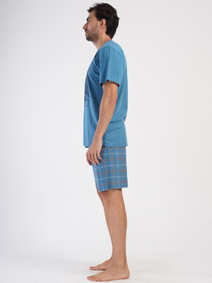 Купить Хлопковый летний комплект с шортами VIENETTA MAN 4051400256 в Украина в Lingerie.ua - Одяг для дому та відпочинку, Фото 4