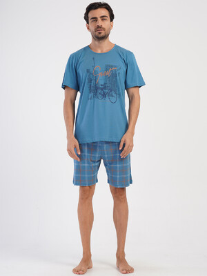 Купить Хлопковый летний комплект с шортами VIENETTA MAN 4051400256 в Украина в Lingerie.ua - Одяг для дому та відпочинку, Фото 14