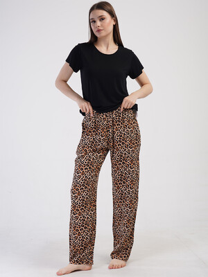 Купить Летний костюм женский с леопардовым принтом VIENETTA 4100550944 в Украина в Lingerie.ua - Одяг для дому та відпочинку, Фото 2