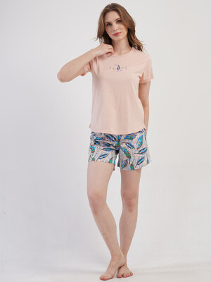 Купить Хлопковый комплект с шортами VIENETTA 4082148866 в Украина в Lingerie.ua - Одяг для дому та відпочинку, Фото 3