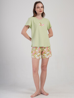 Купить Хлопковый комплект женский с шортами VIENETTA 4081630716 в Украина в Lingerie.ua - Одяг для дому та відпочинку, Фото 4