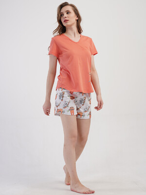 Купить Хлопковый комплект с шортами VIENETTA 4081851781 в Украина в Lingerie.ua - Одяг для дому та відпочинку, Фото 4