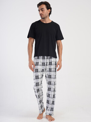 Купить Бавовняні домашні штани в клітинку VIENETTA MAN 4081171189 в Украина в Lingerie.ua - Одяг для дому та відпочинку, Фото 2