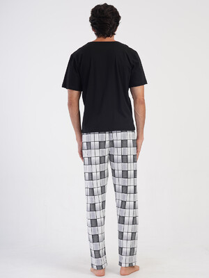 Купить Бавовняні домашні штани в клітинку VIENETTA MAN 4081171189 в Украина в Lingerie.ua - Одяг для дому та відпочинку, Фото 3
