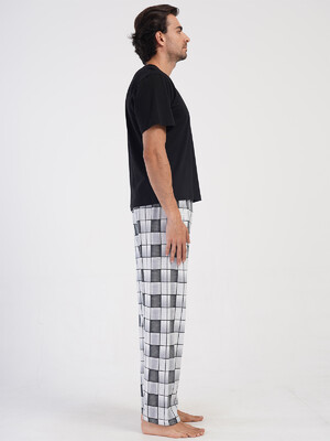 Купить Бавовняні домашні штани в клітинку VIENETTA MAN 4081171189 в Украина в Lingerie.ua - Одяг для дому та відпочинку, Фото 7