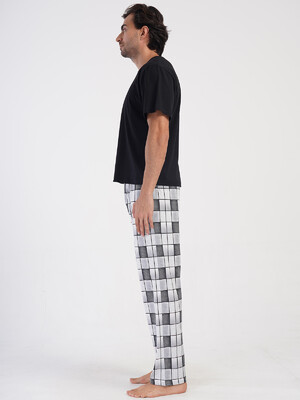 Купить Бавовняні домашні штани в клітинку VIENETTA MAN 4081171189 в Украина в Lingerie.ua - Одяг для дому та відпочинку, Фото 8