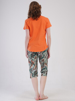 Купить Бавовняний літній комплект з капрі VIENETTA 4092140250 в Украина в Lingerie.ua - Одяг для дому та відпочинку, Фото 7