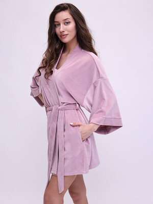 Купить Велюровий халат кімоно короткий LINGERIE 170754-1 в Украина в Lingerie.ua - Одяг для дому та відпочинку, Фото 14