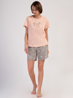 Купить Хлопковый комплект большого размера с шортами VIENETTA 4083762378 в Украина в Lingerie.ua - Одяг для дому та відпочинку, Видео