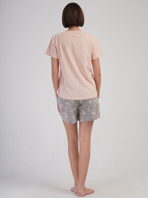 Купить Хлопковый комплект большого размера с шортами VIENETTA 4083762378 в Украина в Lingerie.ua - Одяг для дому та відпочинку, Фото 4