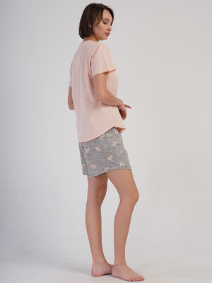 Купить Хлопковый комплект большого размера с шортами VIENETTA 4083762378 в Украина в Lingerie.ua - Одяг для дому та відпочинку, Фото 7