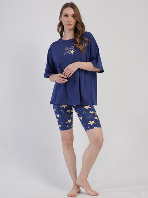 Купить Хлопковый летний комплект с велотреками DREAM VIENETTA 4083531335 в Украина в Lingerie.ua - Одяг для дому та відпочинку, Фото 2