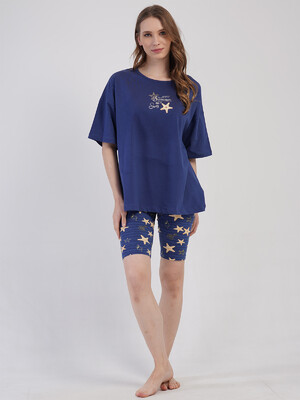 Купить Хлопковый летний комплект с велотреками DREAM VIENETTA 4083531335 в Украина в Lingerie.ua - Одяг для дому та відпочинку, Фото 3