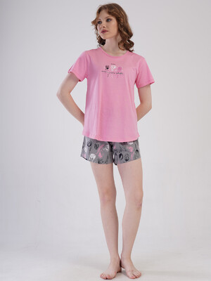 Купить Бавовняний комплект із футболки та шортів VIENETTA 4082193623 в Украина в Lingerie.ua - Одяг для дому та відпочинку, Фото 4