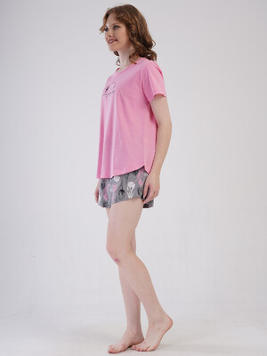 Купить Бавовняний комплект із футболки та шортів VIENETTA 4082193623 в Украина в Lingerie.ua - Одяг для дому та відпочинку, Фото 8