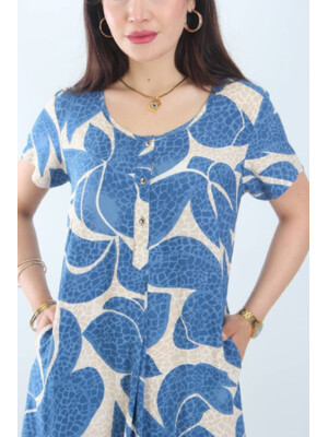 Купить Летнее платье женское с коротким рукавом JEN 05129 в Украина в Lingerie.ua - Одяг для дому та відпочинку, Фото 4