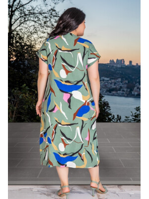 Купить Платье летнее с коротким рукавом COCOON K5-5246 в Украина в Lingerie.ua - Одяг для дому та відпочинку, Фото 2