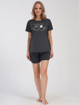 Купить Трикотажный комплект женский из футболки и шорт VIENETTA 4084600451 в Украина