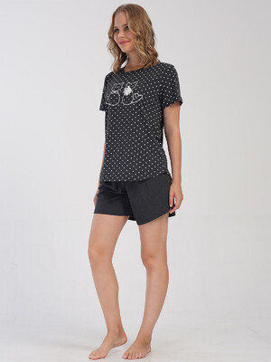 Купить Трикотажный комплект женский из футболки и шорт VIENETTA 4084600451 в Украина в Lingerie.ua - Одяг для дому та відпочинку, Фото 2