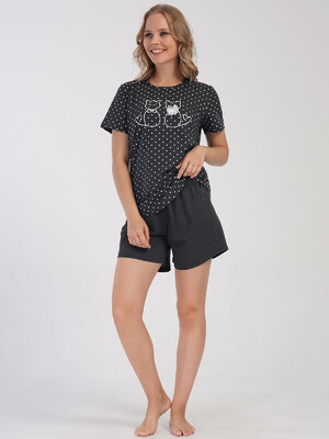 Купить Трикотажный комплект женский из футболки и шорт VIENETTA 4084600451 в Украина в Lingerie.ua - Одяг для дому та відпочинку, Фото 7