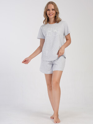 Купить Трикотажный комплект женский из футболки и шорт VIENETTA 4084600451 в Украина в Lingerie.ua - Одяг для дому та відпочинку, Фото 6