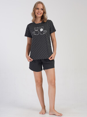 Купить Трикотажный комплект женский из футболки и шорт VIENETTA 4084600451 в Украина в Lingerie.ua - Одяг для дому та відпочинку, Фото 11
