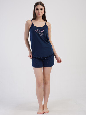 Купить Бавовняний комплект жіночий з майки та шортів VIENETTA 4080561350 в Украина
