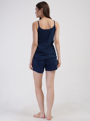 Купить Хлопковый комплект женский из майки и шорт VIENETTA 4080561350 в Украина в Lingerie.ua - Одяг для дому та відпочинку, Фото 4