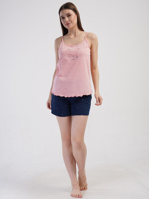 Купить Хлопковый комплект женский из майки и шорт VIENETTA 4080561350 в Украина в Lingerie.ua - Одяг для дому та відпочинку, Фото 8