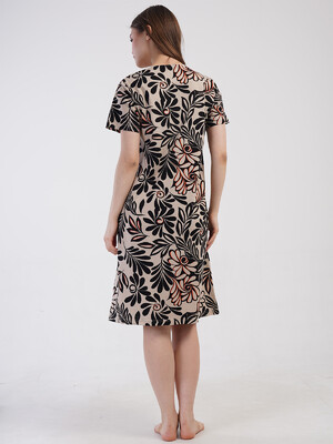 Купить Халат жіночий на блискавці з коротким рукавом VIENETTA 4080663526 в Украина в Lingerie.ua - Одяг для дому та відпочинку, Фото 3