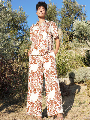 Купить Летний костюм женский из рубашки и брюк VIENETTA PLUS 4092768378 в Украина в Lingerie.ua - Одяг для дому та відпочинку, Фото 4