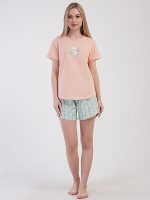 Хлопковый комплект с шортами VIENETTA 4101037973