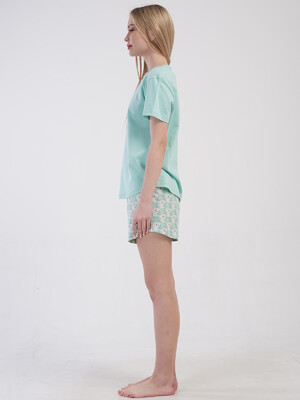 Купить Хлопковый комплект с шортами VIENETTA 4101037973 в Украина в Lingerie.ua - Одяг для дому та відпочинку, Фото 2