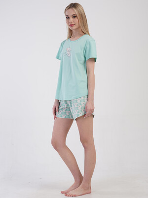 Купить Хлопковый комплект с шортами VIENETTA 4101037973 в Украина в Lingerie.ua - Одяг для дому та відпочинку, Фото 3